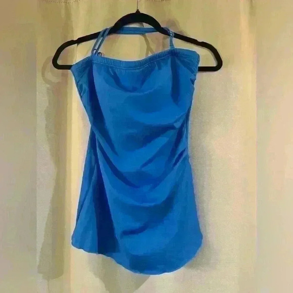 Women’s Blue Around the Neck One Piece - Picture 1 of 6
